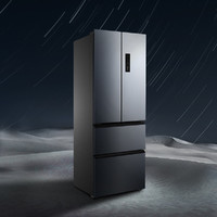 TCL 318升养鲜变频一级分区对开门超薄家用电冰箱一级能效 33分贝轻音