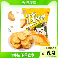 高邦喜 进口韩国高邦喜咸味网红零食法棍切片面包片干饼干蒜香黄油味80g