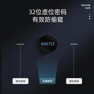 BECK K6P指纹锁智能门锁人脸识别全自动电子密码锁 K6P经典黑+锂电池套餐