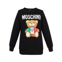 MOSCHINO 莫斯奇诺 女士圆领卫衣 1710 0527 黑色 38