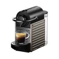 NESPRESSO 浓遇咖啡 Original系列 C61-CN-TI-NE 胶囊咖啡机+意式浓烈50颗 钛灰色
