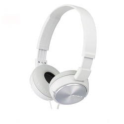 SONY 索尼 头戴式  有线耳机电脑游戏耳机 防噪 男女通用 MDR-ZX310 白色