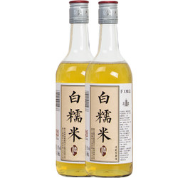 塔牌 绍兴黄酒 白糯米酒500ml*2瓶 手工花雕酒 女士低度酒 可做月子酒