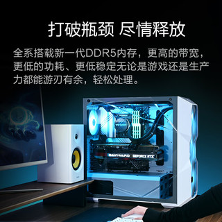 宁美国度-魂 游戏台式机水冷散热电脑主机(i7 12700KF/RTX4080/16G/1T)