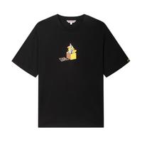 MARK FAIRWHALE 马克华菲 国潮艺术系列 男女款圆领短袖T恤 7112101027306 黑色 L