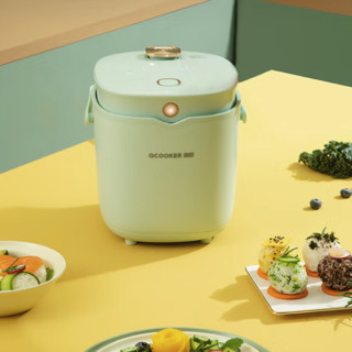 QCOOKER 圈厨 CR-DT2001 电饭煲 2L 复古绿