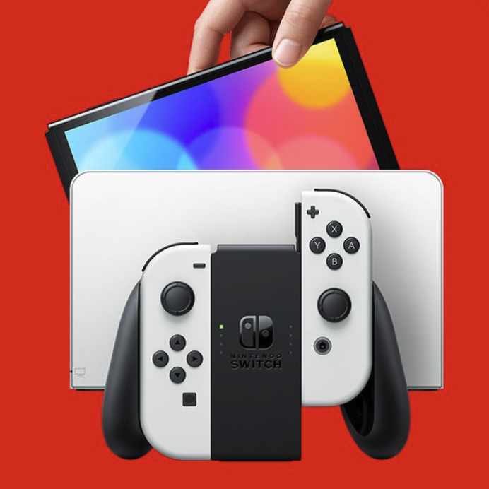 Nintendo 任天堂日版Switch OLED 游戏主机白色日版【报价价格评测怎么