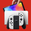 Nintendo 任天堂 掌机便携式掌上游戏机Switch 红蓝白色主机64G 7英寸OLED日版原装进口