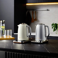 bargaim 316不锈钢电热水壶控温恒温煲水保温一体全自动电水壶大容量开水壶电热烧水壶 1.8升 砂银电子版