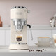 De'Longhi 德龙 Delonghi）咖啡机 半自动咖啡机 意式浓缩 家用 泵压式 EC885.CR 奶油色　