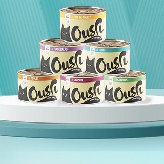 Ousri 猫罐头泰国原装进口成幼猫通用罐头猫零食  鸡肉口味 170g*6罐