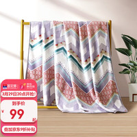 FUANNA 富安娜 家纺 法兰绒毯花影 180*200cm