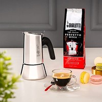 Bialetti 比乐蒂 New Venus 意式咖啡壶，钢制，4杯容量，适用于电磁炉