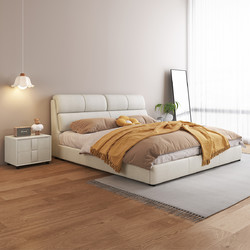 YOOMOO 优木良匠 科技布床简约现代主卧储物1.8布艺床北欧小户型软包床
