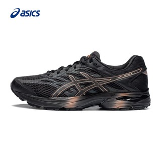 ASICS 亚瑟士 男鞋网面跑步鞋缓震跑鞋透气舒适运动鞋 GEL-FLUX 4  黑色 41.5