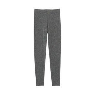 MUJI 無印良品 女士秋裤 H9AD337 炭灰色 XL