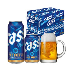CASS 凯狮 韩国原装进口剀狮啤酒500ml*24罐整箱罐装听装精酿炸鸡