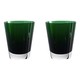 Baccarat MOSAIQUE色彩系列 水晶平底杯 220ml*2个 绿色