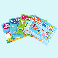 littlebean 小彼恩 RB-530 小海豹双语点读认知挂图 4张装