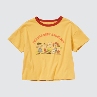 UNIQLO 优衣库 童装/女童PEANUTS UT(短袖T恤史努比亲子23春夏新品)460101