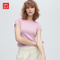 抖音超值购：UNIQLO 优衣库 455762 女士圆领短袖T恤