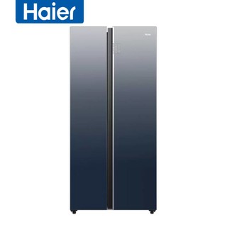 Haier 海尔 516升大冷冻空间一级能效双变频双开对开门家用大容量超薄风冷无霜植萃净味彩晶冰箱