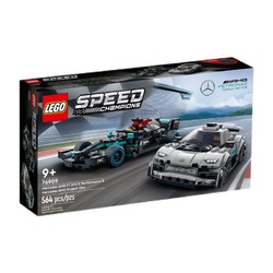 LEGO 乐高 积木speed系列赛车组76909梅赛德斯奔驰儿童汽车玩具(564 Pieces)