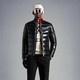 MONCLER 盟可睐 蒙口 Berriat Biker 亮面舒适 防风保暖机车风男士羽绒服 黑色/Black S