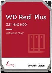 Western Digital 西部数据 西数 4TB WD Red Plus NAS 内置硬盘 - 5400 RPM,SATA 6 Gb/s,CMR,256 MB 缓存,3.5 英寸 -WD40EFPX