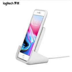 logitech 罗技 苹果无线充电器 直立式充电底座iPhone充电板 支持12/13/14