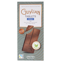 GuyLiAN 吉利莲 牛奶无糖巧克力排块比利时原装进口零食25g*4小包装