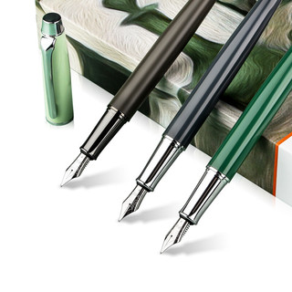 OASO 优尚 钢笔 A8119 莫兰迪绿 F尖 墨水礼盒装