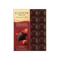 GODIVA 歌帝梵 扁桃仁黑巧克力片 90g