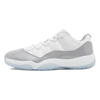 AIR JORDAN 正代系列 Air Jordan 11 Low 男子篮球鞋 AV2187-140 白色/大学蓝/水泥灰 44.5