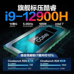 Lenovo 联想 拯救者Y9000P 2022电竞游戏笔记本12代酷睿i9-12900H 16G 512G