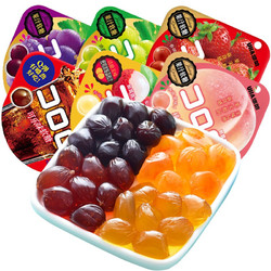 UHA 悠哈 果汁软糖袋装 规格可选 UHA酷露露味觉糖QQ软糖创意糖果送女友 多种口味混发6包
