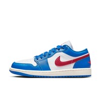 AIR JORDAN 正代系列 Air Jordan 1 Low 女子篮球鞋 DC0774-416 运动蓝/健身红/白色/帆白 42