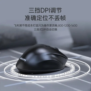 PHILIPS 飞利浦 SPK7624无线蓝牙双模鼠标