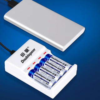 Doublepow 倍量 5号充电电池 1.2V 600mAh 6粒+7号充电电池 1.2V 300mAh 6粒 充电套装 12粒装