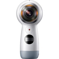 SAMSUNG 三星 Gear 360运动动作摄像机真实360度4K录制直播VR相机便携IP53防水 白色