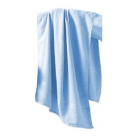 竹之锦 浴巾 成人大浴巾 男女洗澡吸水竹纤维裹巾蓝色360g70×140cm