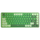 REDRAGON 红龙 TL84 82键 2.4G蓝牙 多模无线机械键盘 绿野仙踪 高特矮青轴 RGB