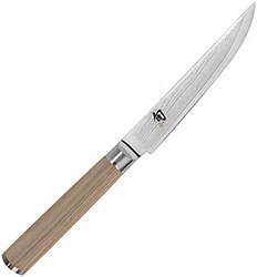 SHUN 旬 经典Blonde牛排刀，4.75 英寸（约11.94厘米） VG-MAX 钢刀片，乌木帕卡伍德手柄，日本手工制作