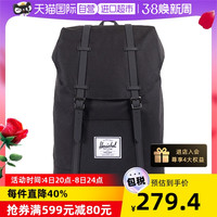 Herschel 中性 Retreat 双肩包大容量背包 10066新款时尚 10066 黑色棕褐色