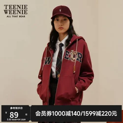 TEENIE WEENIE JK学院风格纹领带 藏青色 TTAN22J902I