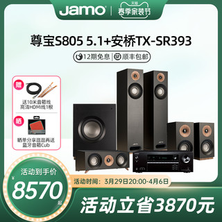 Jamo 尊宝 S805 5.1声道组合影院 黑色