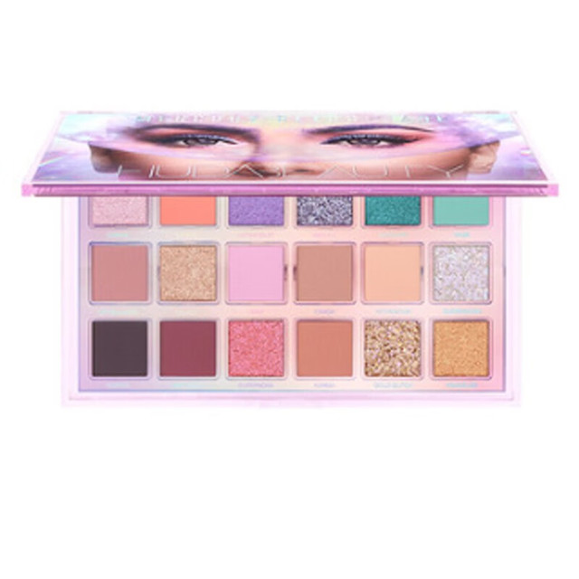 HUDA BEAUTY 18色nude眼影盘2020圣诞限量Naughty nude 18色水星逆行盘