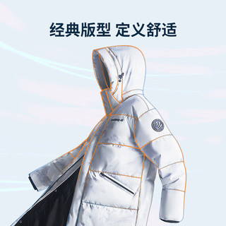 波司登羽绒服长款冬季情侣款外套B20143320 黑白迷雾雪山9N44 185/104A