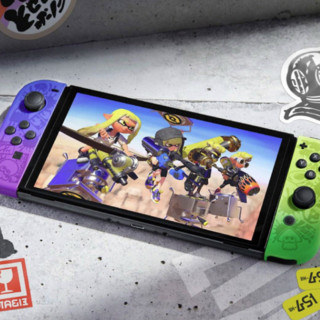 Nintendo 任天堂Switch OLED 游戏主机喷射战士3限定紫黄色日版【报价