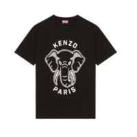 KENZO 凯卓 男女款圆领短袖T恤 FD65TS0064SG 黑色 L